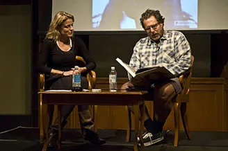 Petra Giloy-Hirtz and Julian Schnabel